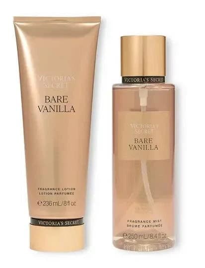 Подарункові набори Victoria's Secret Подарунковий набір Victoria's Secret Bare Vanilla Спрей + Лосьйон - елітна косметика та оригінальна парфумерія в Beauty Place