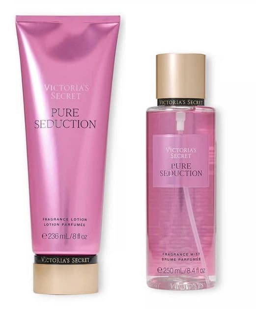 Подарункові набори Victoria's Secret Подарунковий набір Victoria's Secret Pure Seduction спрей 250 мл + лосьйон 236 мл - елітна косметика та оригінальна парфумерія в Beauty Place