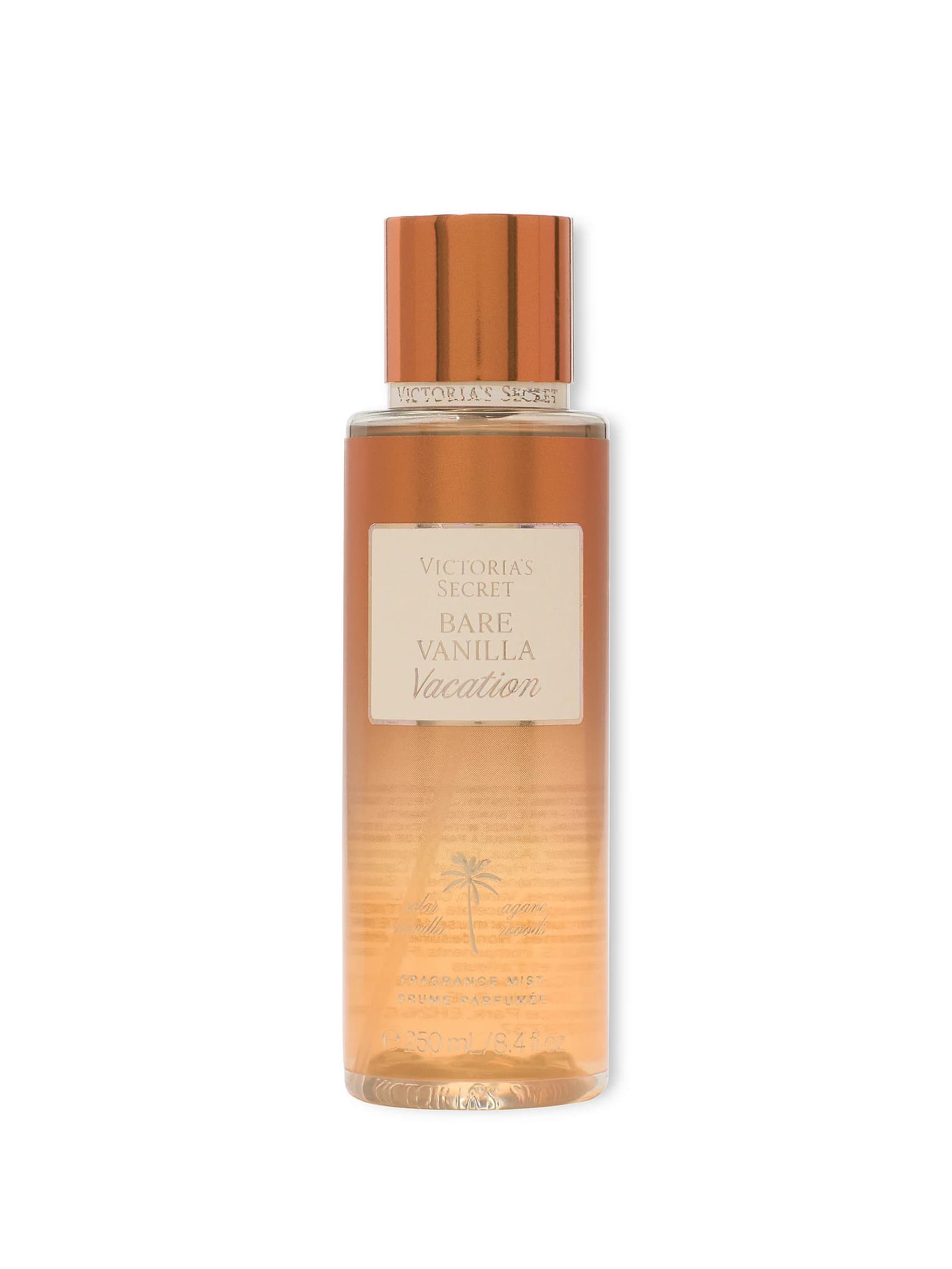Парфумерія Victoria's Secret Парфумований спрей для тіла Victoria's Secret Bare Vanilla Vacation 250 мл - елітна косметика та оригінальна парфумерія в Beauty Place